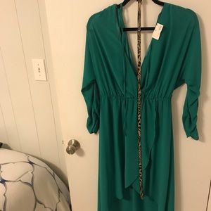 COPY - Teal High Low Dress